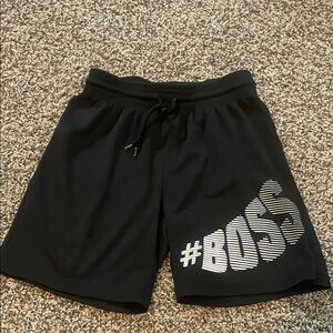 Black BOSS Kids' BB Shorts